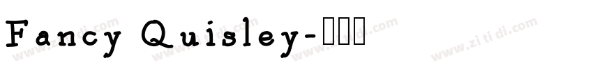 Fancy Quisley字体转换